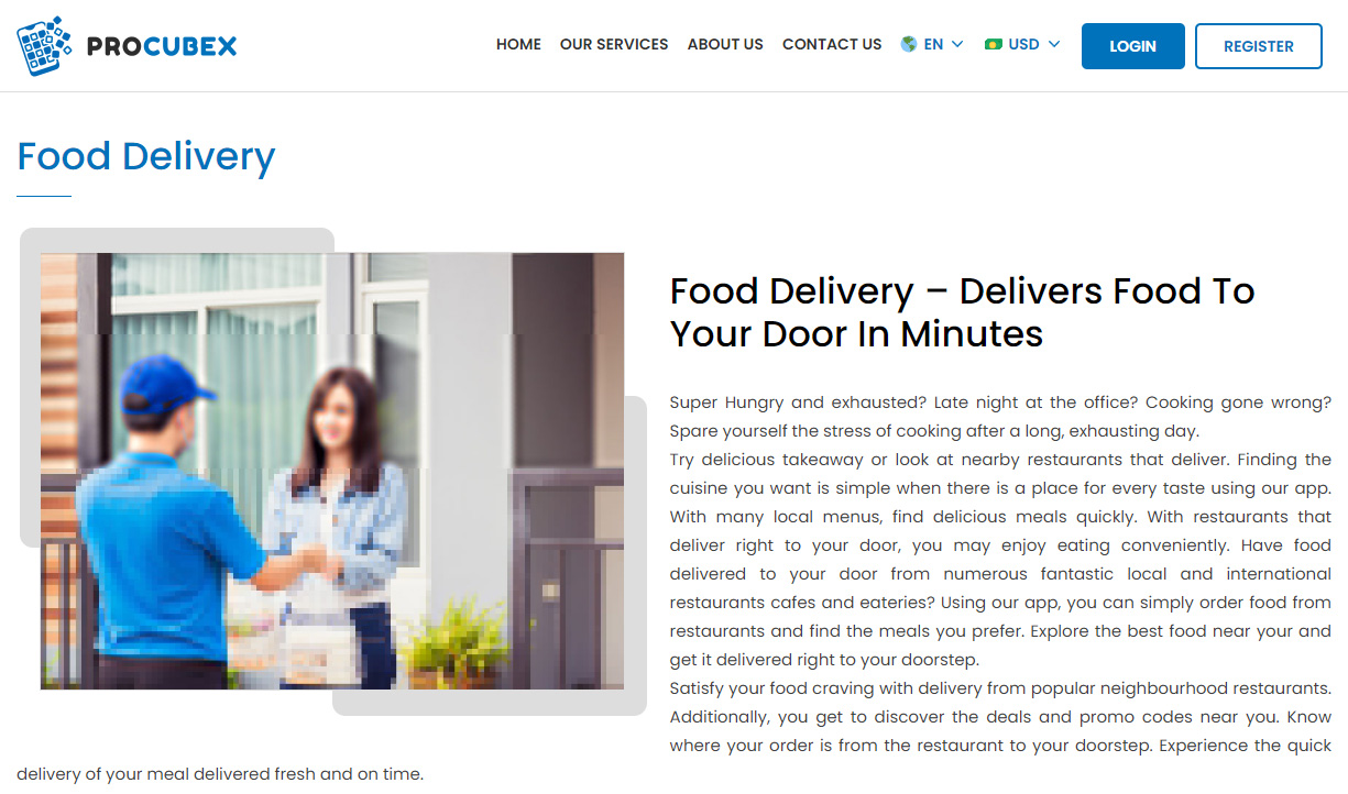 Order Your Food by panel